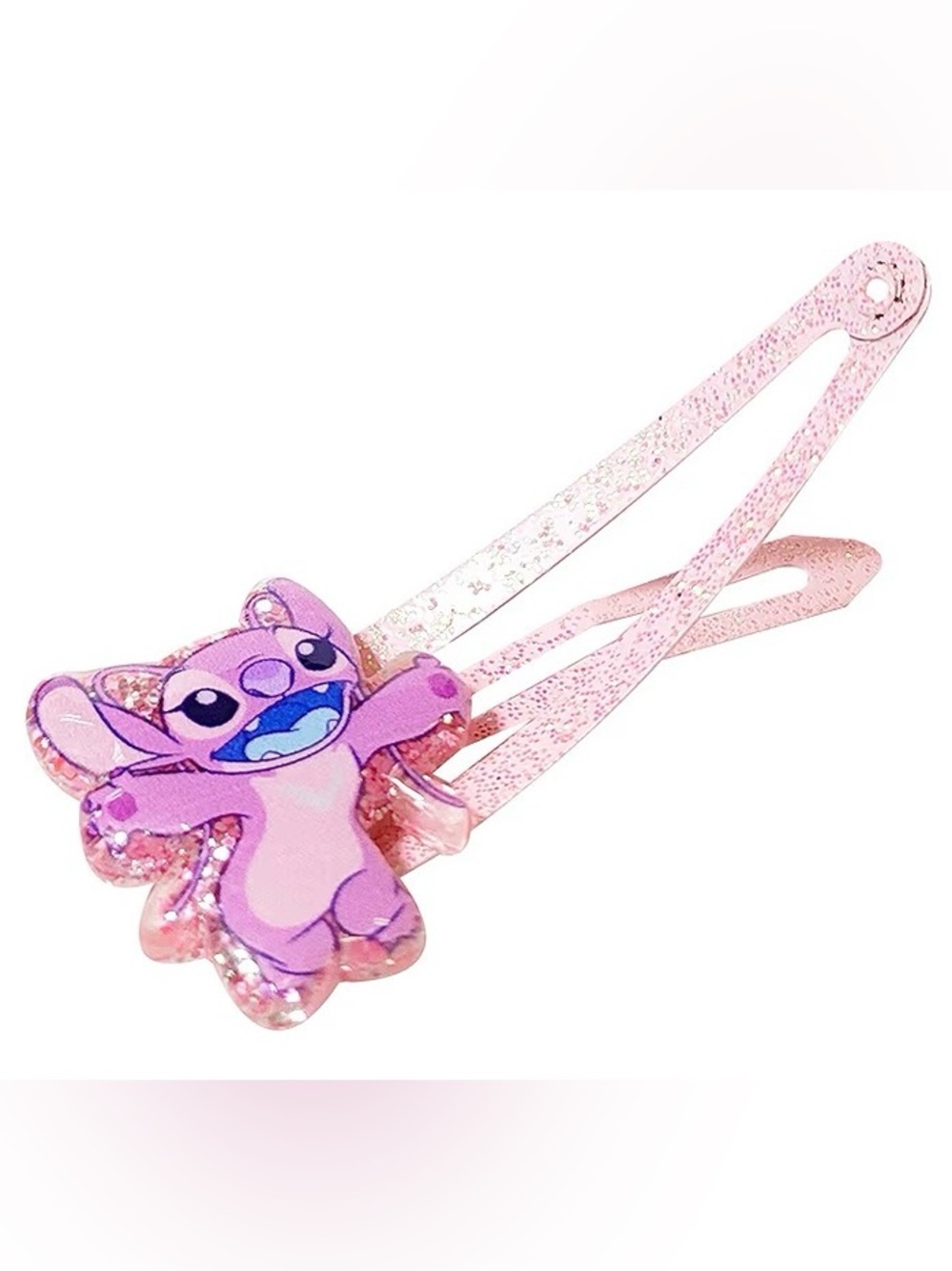 Disney Stitch 8pc Flower Snap Hair Clips - Blue, Teal, Pink, Purple - Picture 3 of 10